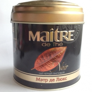 Чай черный листовой Maitre de Thé «Мэтр де Люкс»
