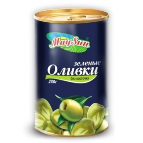 Оливки зеленые MaySun без косточек